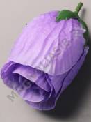 Бутон розы гофрированный неткан 3 сл 9 см (бел крас син корал мал сир роз микс)