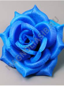 Роза неткан Гигант 5сл 19см(бел крас син желт роз фио микс)