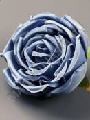 Роза с закрученными краями с пеной "Лиза" 9см (бел крас син борд мол-сир сир роз)