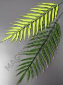 Лист папоротника пластм 28/41 см (зеленый, ярко-зел)