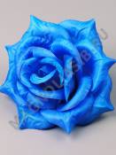 Роза шелк 5сл 14 см(бел син крас роз желт бел-роз фиол микс)