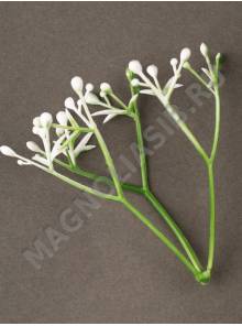 Москва***Добавка для композиций веточка с мелкими бутончиками 8 см