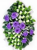 Венок "Олеандр" с бутонами и розами выс. 105/120см шир. 60см