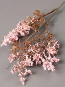 Ветка метелочек посыпанных 3 соцветия 32см (бел мол роз)