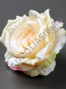 Роза крупная высокая декоративная с пеной 12см (крас крем роз сир)