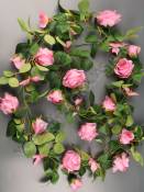 Лиана флористическая с розами 2,0м (бел борд роз)