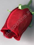 Бутон высокий неткан. 2сл 9см (син виш роз жёл фиол)/К