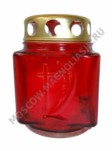 Лампада стеклянная со сменным блоком 9 см.